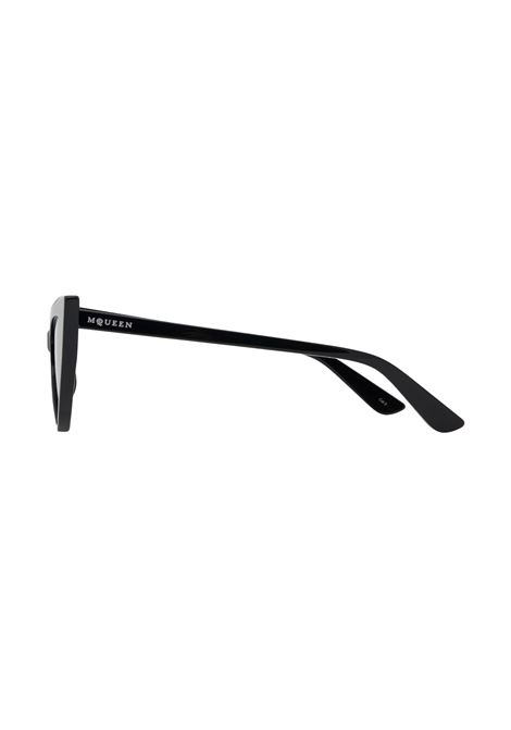 Occhiali da Sole Spike in Nero/Fumé ALEXANDER MCQUEEN | 832519-J07491056